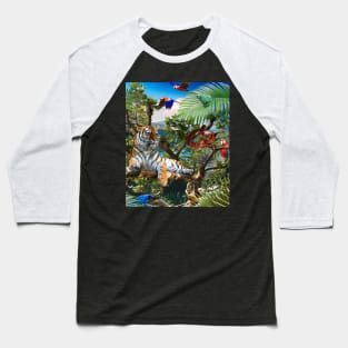 Jungle Animals Baseball T-Shirt